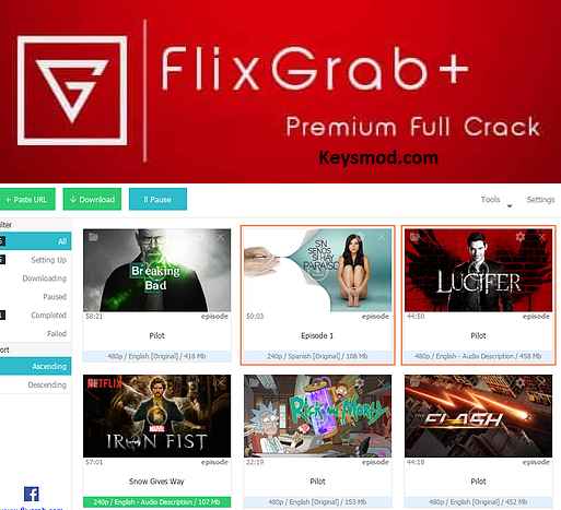 FlixGrab Plus Premium İndir – Full v1.7.6.2130